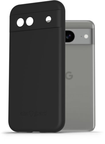 AlzaGuard Matte TPU Case for Google Pixel 8A black - Phone Cover - Main image