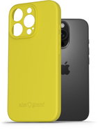 AlzaGuard Matte TPU Case iPhone 16 Pro sárga tok - Telefon tok