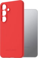 AlzaGuard Matte TPU Case for Samsung Galaxy S25 red - Phone Cover