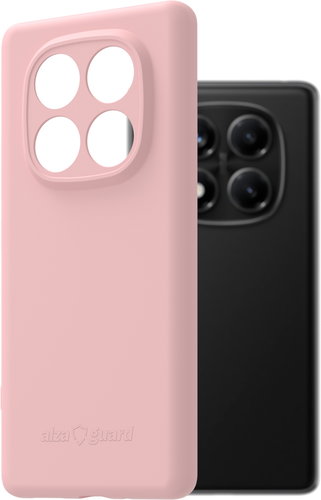 AlzaGuard Matte Case Xiaomi Redmi Note 14 Pro rózsaszín TPU tok - Telefon tok - Fő fotó