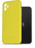 AlzaGuard Matte iPhone 11 sárga TPU tok - Telefon tok