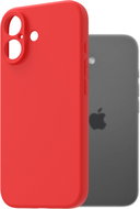 AlzaGuard Matte TPU Case for iPhone 17 red - Phone Cover