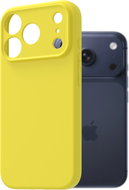 AlzaGuard Matte TPU Case pro iPhone 17 Pro žlutý - Kryt na mobil