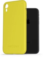 AlzaGuard Matte TPU Case für das iPhone Xr gelb - Handyhülle