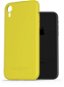 AlzaGuard Matte iPhone XR sárga TPU tok - Telefon tok