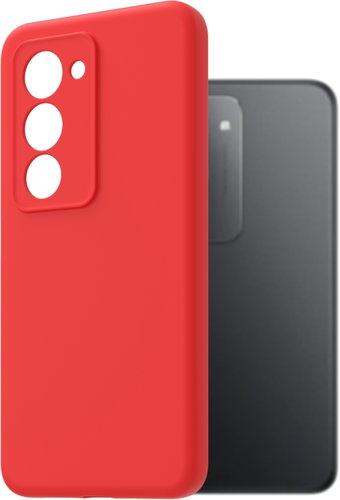 AlzaGuard Matte TPU Case Xiaomi Redmi 15 piros tok - Telefon tok - Fő fotó