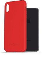 AlzaGuard Matte TPU Case pro iPhone X / Xs červený - Kryt na mobil