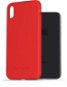 Kryt na mobil AlzaGuard Matte TPU Case na iPhone X/ Xs červený - Kryt na mobil