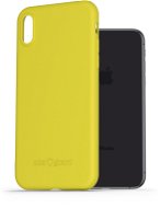 AlzaGuard Matte TPU Case pro iPhone X / Xs žlutý - Kryt na mobil
