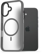 AlzaGuard Matte Case Compatible with Magsafe for iPhone 16 grey - Phone Cover