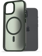 AlzaGuard Matte Case Compatible with Magsafe for iPhone 15 dark green - Phone Cover