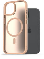 AlzaGuard Matte Case Compatible with Magsafe pro iPhone 15 pískově žlutý - Kryt na mobil
