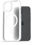 AlzaGuard Matte Case Compatible with Magsafe for iPhone 15 white - Phone Cover