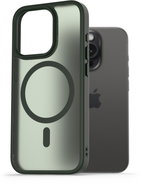 AlzaGuard Matte Case Compatible with Magsafe for iPhone 15 Pro dark green - Phone Cover