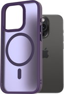 AlzaGuard Matte Case Compatible with Magsafe for iPhone 15 Pro dark purple - Phone Cover