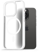 AlzaGuard Matte Case Compatible with Magsafe for iPhone 15 Pro white - Phone Cover