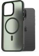 AlzaGuard Matte Case Compatible with Magsafe for iPhone 15 Pro Max dark green - Phone Cover