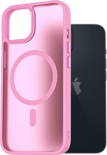 AlzaGuard Matte Case Compatible with Magsafe pro iPhone 14 levandulově růžový - Kryt na mobil - Hlavní obrázek