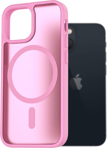 AlzaGuard Matte Case Compatible with Magsafe iPhone 13 mini levendula-rózsaszín tok - Telefon tok - Fő fotó