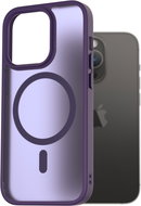 AlzaGuard Matte Case Compatible with Magsafe for iPhone 14 Pro dark purple - Phone Cover