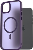AlzaGuard Matte Case Compatible with Magsafe for iPhone 15 Plus dark purple - Phone Cover