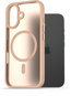 Telefon tok AlzaGuard Matte Case Compatible with Magsafe iPhone 16 homoksárga tok - Kryt na mobil