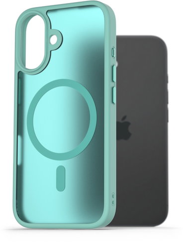 AlzaGuard Matte Case Compatible with Magsafe für iPhone 16 blaugrün - Handyhülle - Hauptbild