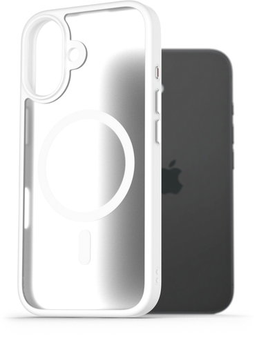 AlzaGuard Matte Case Compatible with Magsafe for iPhone 16 Plus white - Phone Cover - Main image