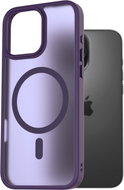 AlzaGuard Matte Case Compatible with Magsafe für iPhone 16 Pro Max dunkelviolett - Handyhülle