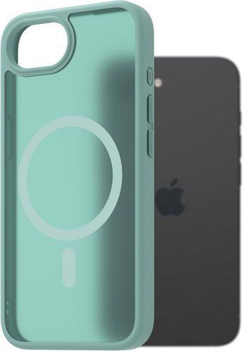 AlzaGuard Matte Case Compatible mit Magsafe für das iPhone 16e / 17e blaugrün - Handyhülle - Hauptbild
