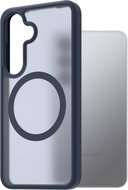 AlzaGuard Matte Case Compatible with Magsafe for Samsung Galaxy S25 dark blue - Phone Cover