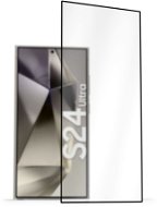 AlzaGuard 3D FlexGlass pre Samsung Galaxy S24 Ultra čierne - Ochranné sklo