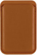 AlzaGuard PU Leather Card Wallet Compatible with Magsafe, Brown -  MagSafe Wallet