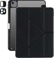 AlzaGuard Clear Flip Case for iPad Air 11" (M2-M4)/iPad Pro 11" (2018–2022) and Pencil - Black - Tablet Case