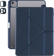AlzaGuard Clear Flip Case for iPad Air 11" (M2-M4)/iPad Pro 11" (2018-2022) and Pencil - Dark Blue - Tablet Case