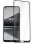 AlzaGuard FullCover Glass Protector Nokia 3.4 2.5D üvegfólia - fekete - Üvegfólia