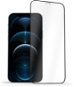 Ochranné sklo AlzaGuard 2.5D FullCover Glass Protector na iPhone 12 / 12 Pro čierny - Ochranné sklo