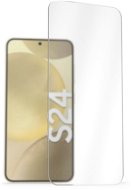 Glass Screen Protector AlzaGuard 2.5D Case Friendly Glass Protector for Samsung Galaxy S24 - Ochranné sklo