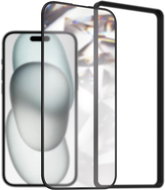 AlzaGuard 3D DiamondShiel Glass for iPhone 15 with installation frame - Glass Screen Protector
