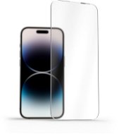 Üvegfólia AlzaGuard Elite Ultra Clear Glass iPhone 15 Pro 3D üvegfólia - átlátszó - Ochranné sklo