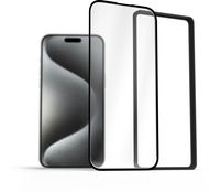 Ochranné sklo AlzaGuard 3D Elite Resin Glass pro iPhone 15 Pro Max - Ochranné sklo