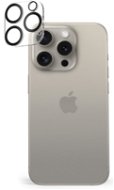 AlzaGuard Lens Protector pro iPhone 15 Pro / 15 Pro Max černé - Ochranné sklo na objektiv