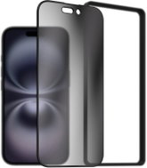AlzaGuard 2.5D FullCover Privacy Glass Protector for iPhone 16 with installation frame - Glass Screen Protector