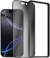AlzaGuard 2.5D FullCover Privacy Glass Protector for iPhone 16 Pro with installation frame - Glass Screen Protector