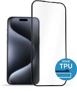 AlzaGuard 2.5D Glass with TPU Frame pro iPhone 15 Pro Max černé        - Glass Screen Protector