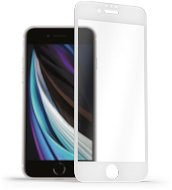 Ochranné sklo AlzaGuard 2.5D FullCover Glass Protector pre iPhone 7/8/SE 2020/SE 2022 biele - Ochranné sklo