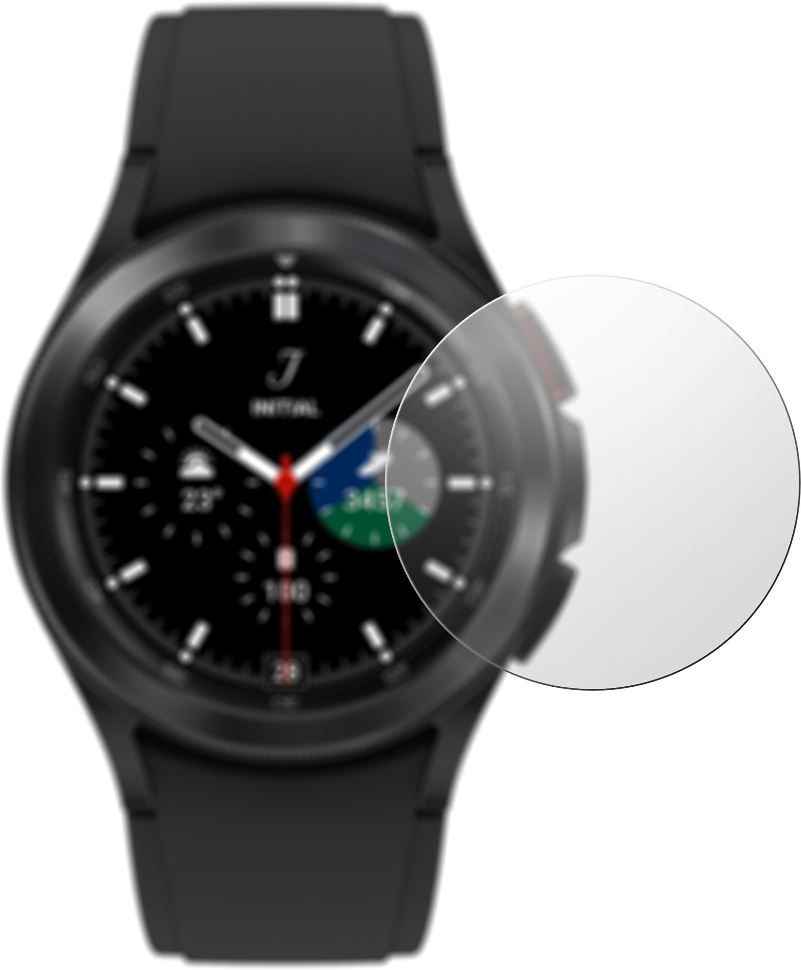 Galaxy watch 42mm hot sale glass screen protector