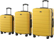 AlzaGuard Traveler Suitcase, 3pcs set - žlutý - Sada kufrů