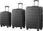 AlzaGuard Traveler Suitcase, 3pcs set - černý - Sada kufrů