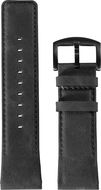 AlzaGuard Genuine Leather Band na Garmin QuickFit 22 mm – čierny - Remienok na hodinky